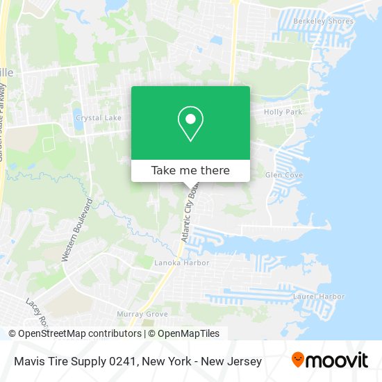 Mapa de Mavis Tire Supply 0241