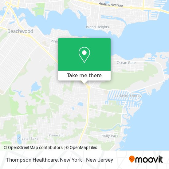 Thompson Healthcare map