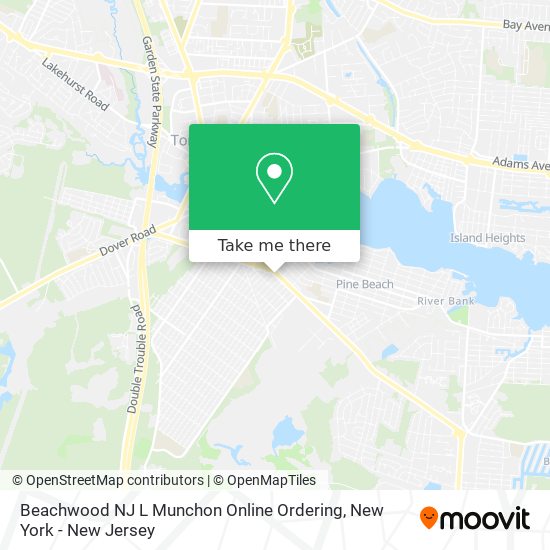 Mapa de Beachwood NJ L Munchon Online Ordering