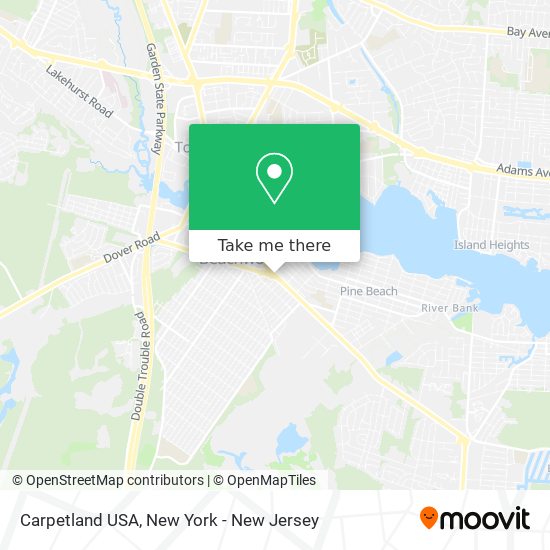 Mapa de Carpetland USA