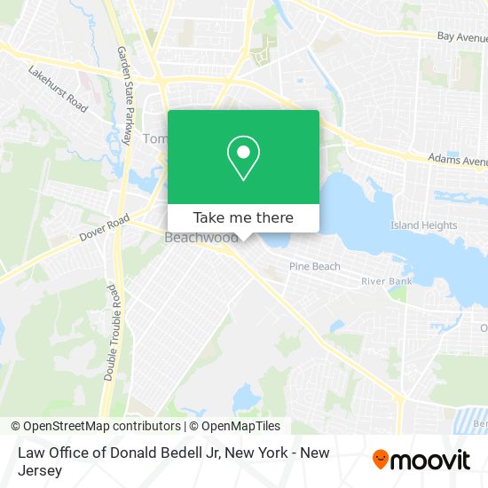 Mapa de Law Office of Donald Bedell Jr