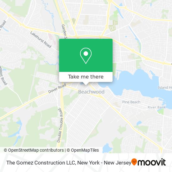 Mapa de The Gomez Construction LLC