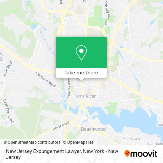 Mapa de New Jersey Expungement Lawyer