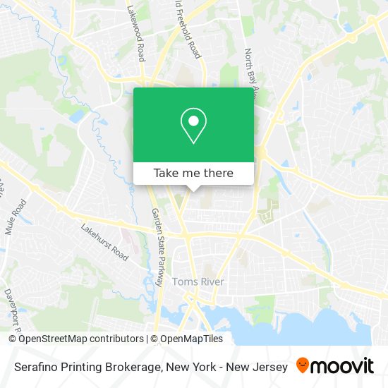 Mapa de Serafino Printing Brokerage