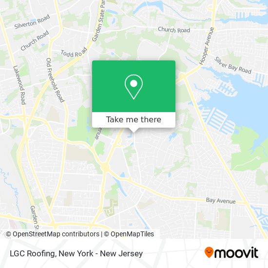 LGC Roofing map