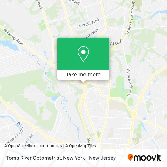 Mapa de Toms River Optometrist