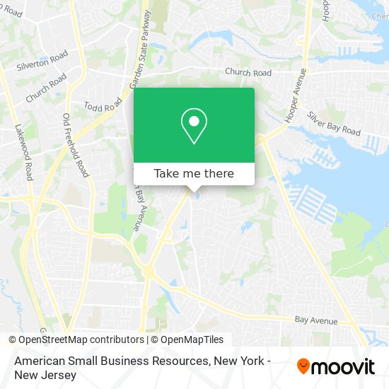 American Small Business Resources map
