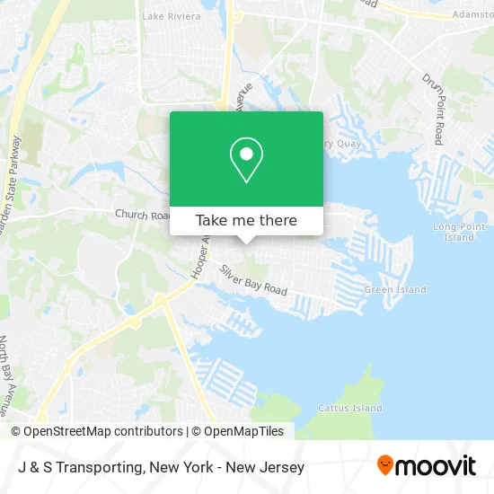 J & S Transporting map