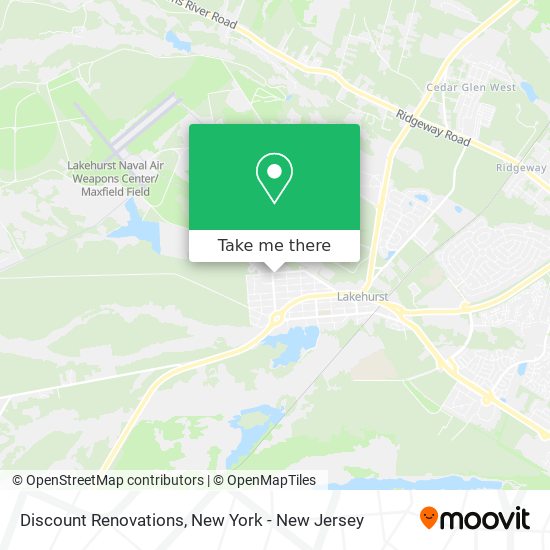 Discount Renovations map