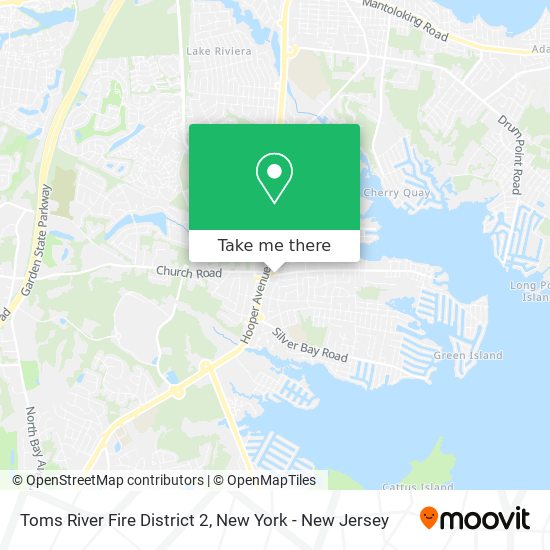 Toms River Fire District 2 map