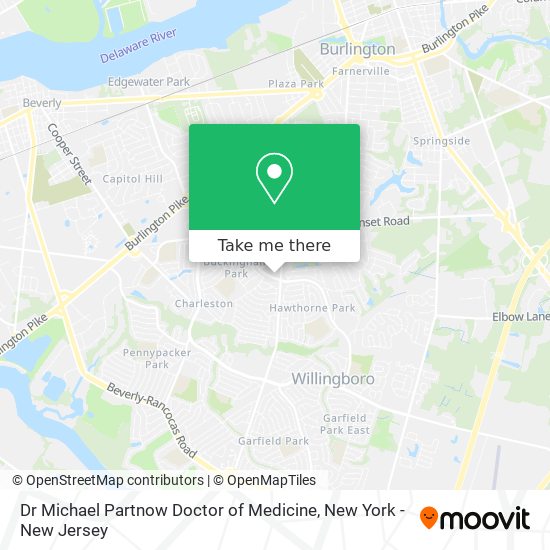 Dr Michael Partnow Doctor of Medicine map