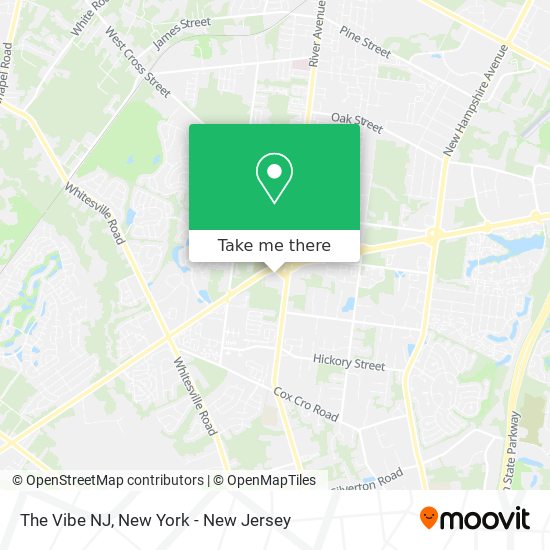 The Vibe NJ map