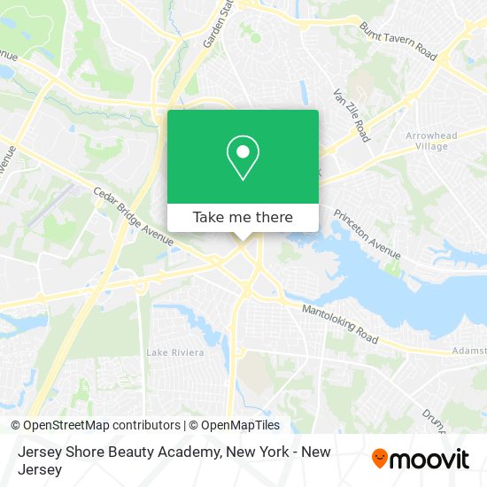 Mapa de Jersey Shore Beauty Academy
