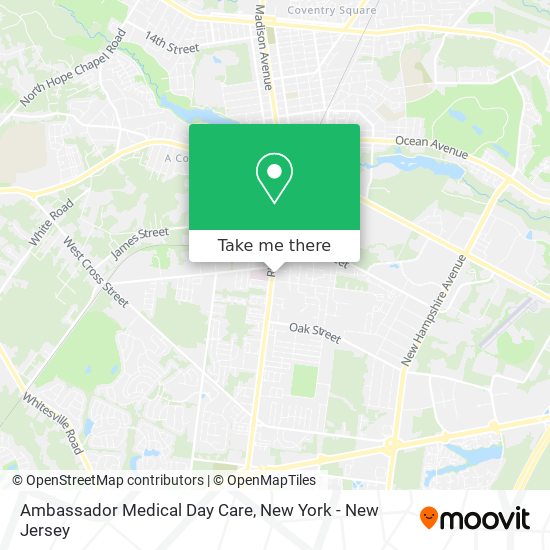 Ambassador Medical Day Care map