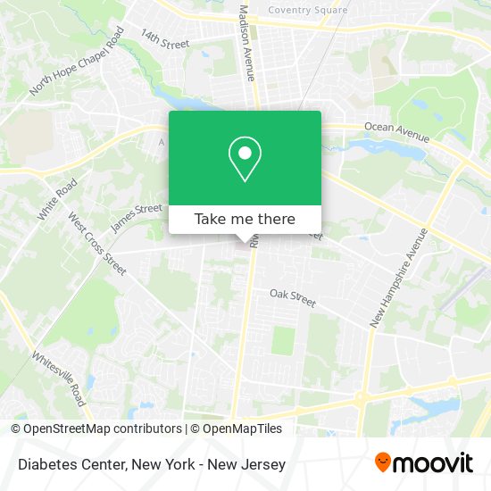 Diabetes Center map