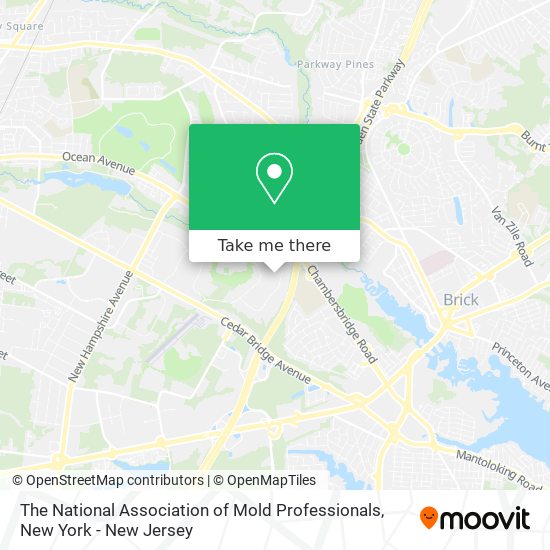 The National Association of Mold Professionals map