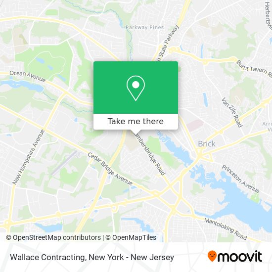 Wallace Contracting map