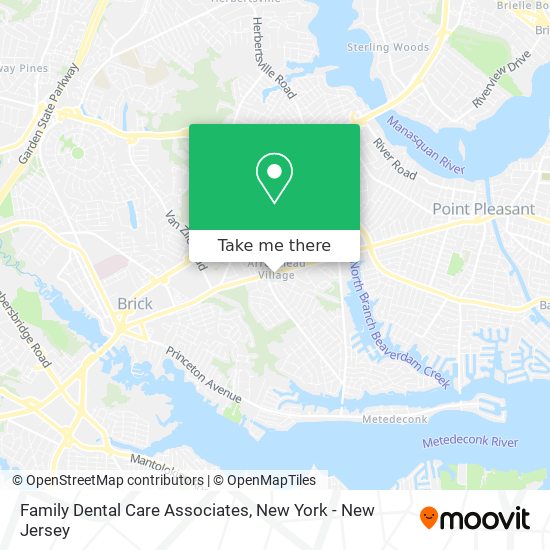 Family Dental Care Associates map