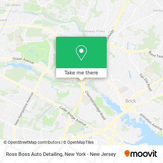 Mapa de Ross Boss Auto Detailing