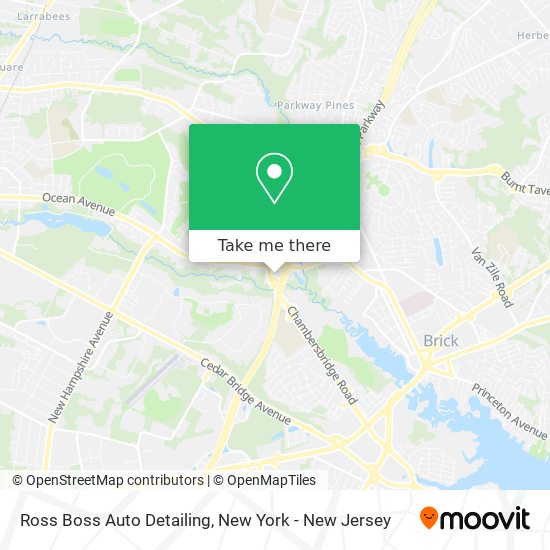 Ross Boss Auto Detailing map