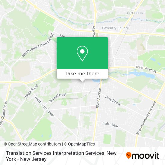 Mapa de Translation Services Interpretation Services