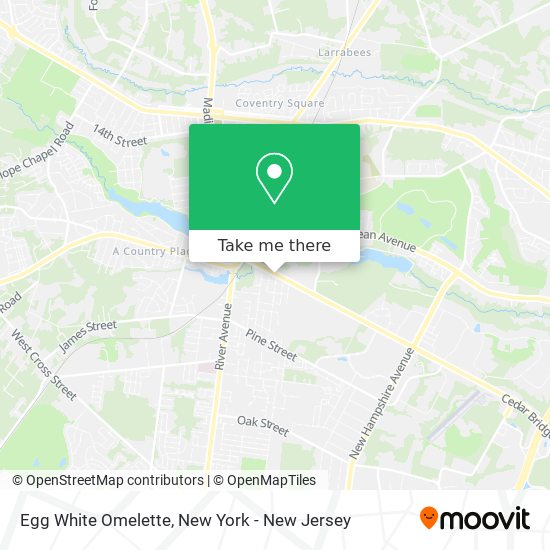 Egg White Omelette map