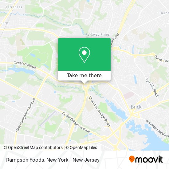 Rampson Foods map