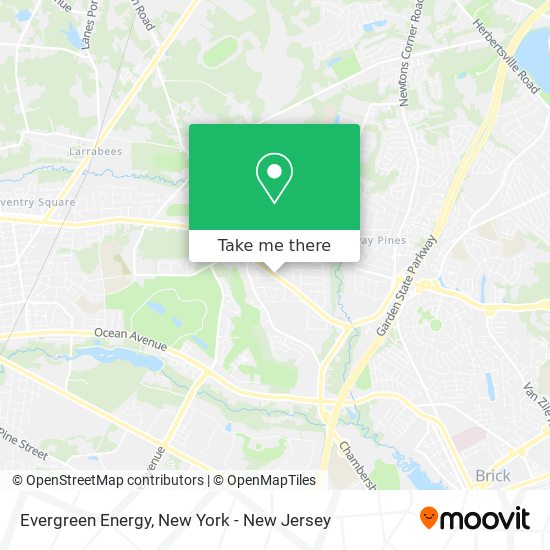 Mapa de Evergreen Energy