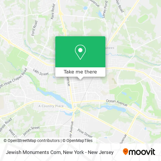 Jewish Monuments Com map