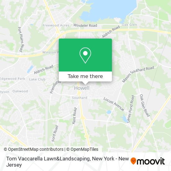 Tom Vaccarella Lawn&Landscaping map