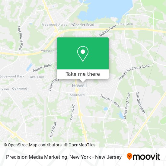 Precision Media Marketing map