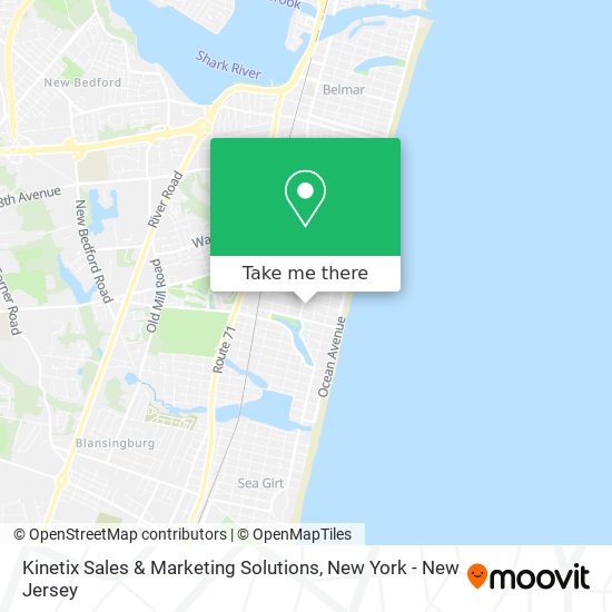 Mapa de Kinetix Sales & Marketing Solutions