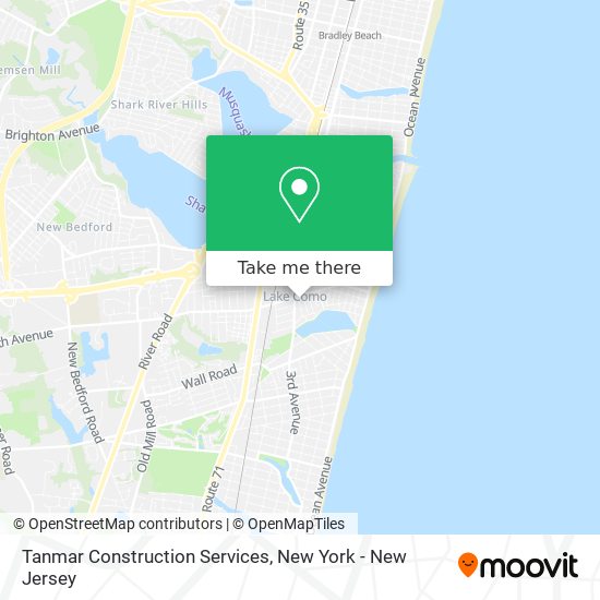 Tanmar Construction Services map
