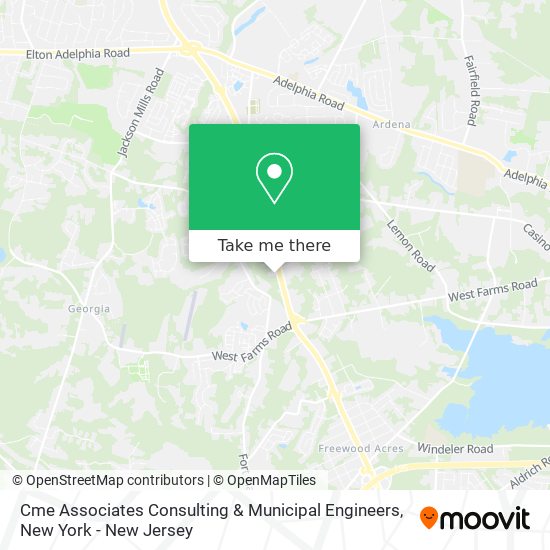 Mapa de Cme Associates Consulting & Municipal Engineers