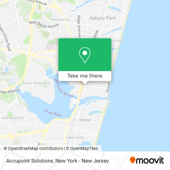 Accupoint Solutions map