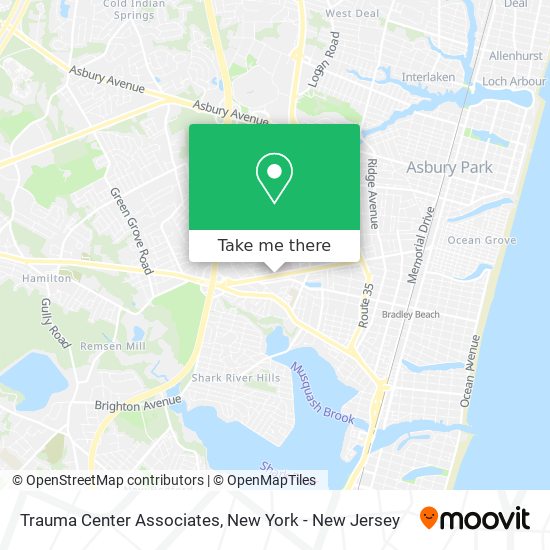 Mapa de Trauma Center Associates