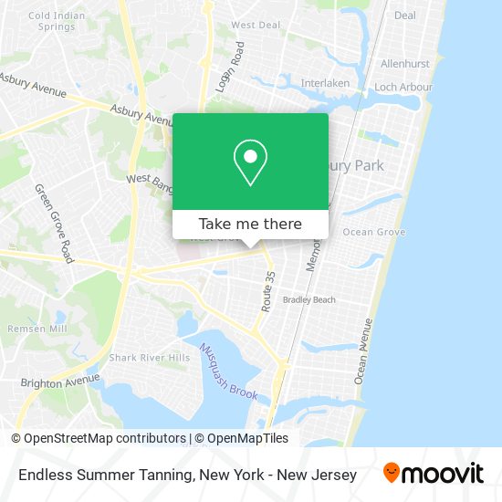 Endless Summer Tanning map