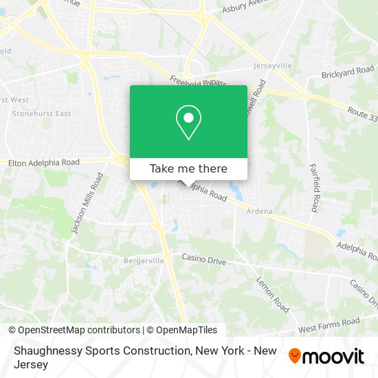 Mapa de Shaughnessy Sports Construction