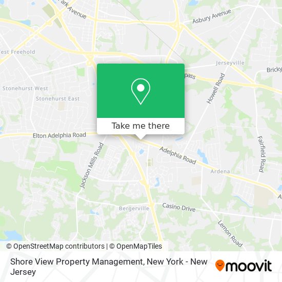 Shore View Property Management map