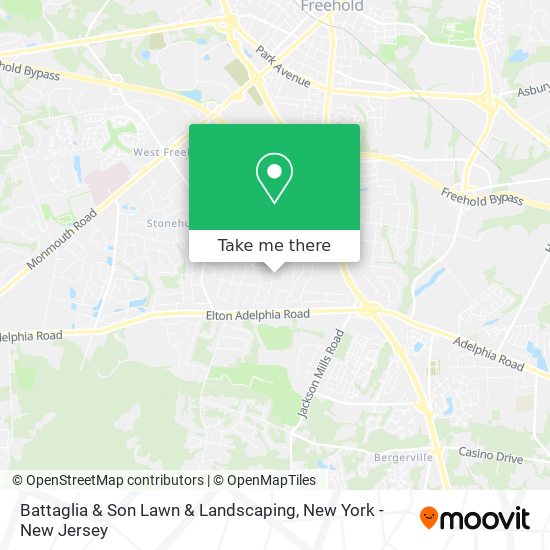 Mapa de Battaglia & Son Lawn & Landscaping