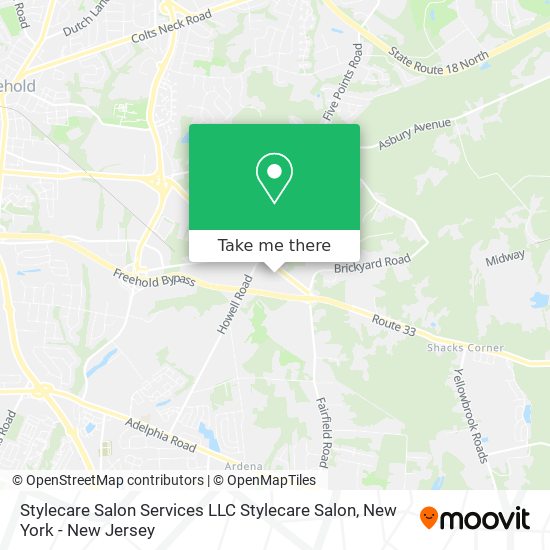 Mapa de Stylecare Salon Services LLC Stylecare Salon