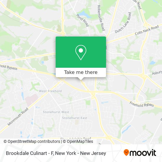 Brookdale Culinart - F map