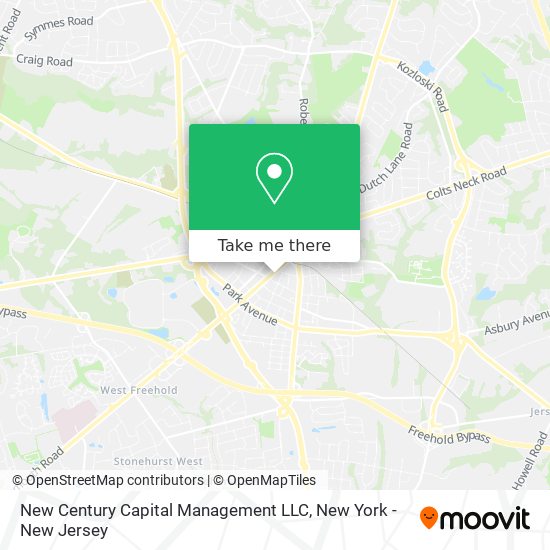 Mapa de New Century Capital Management LLC