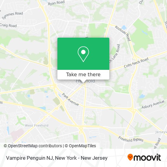 Mapa de Vampire Penguin NJ