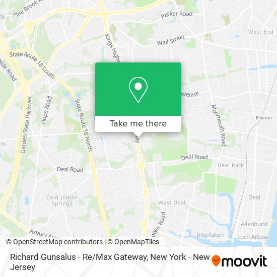 Richard Gunsalus - Re / Max Gateway map