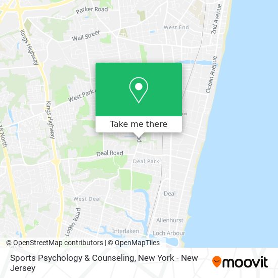 Sports Psychology & Counseling map