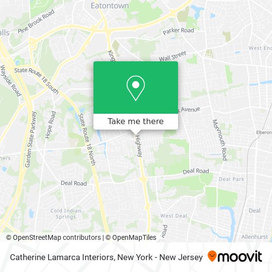 Catherine Lamarca Interiors map