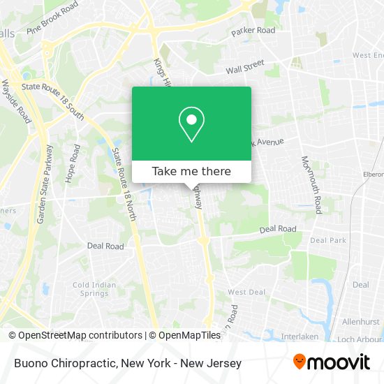 Mapa de Buono Chiropractic