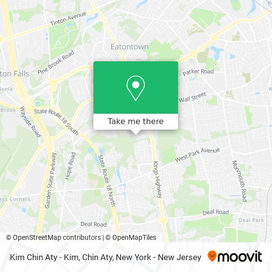 Kim Chin Aty - Kim, Chin Aty map