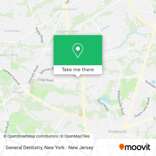 General Dentistry map